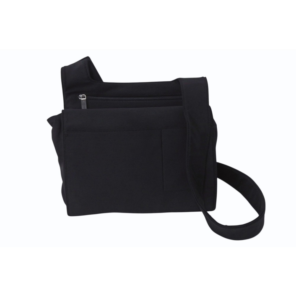 Miu Miu Black Shoulder Embossed Bag Logo Miu Lycra - Picture 2 of 9